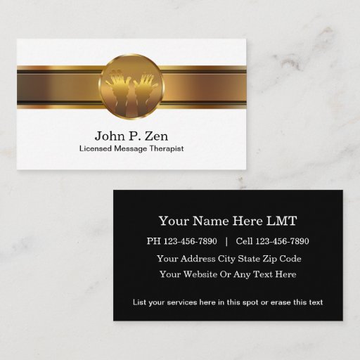 Customizable Message Business Cards