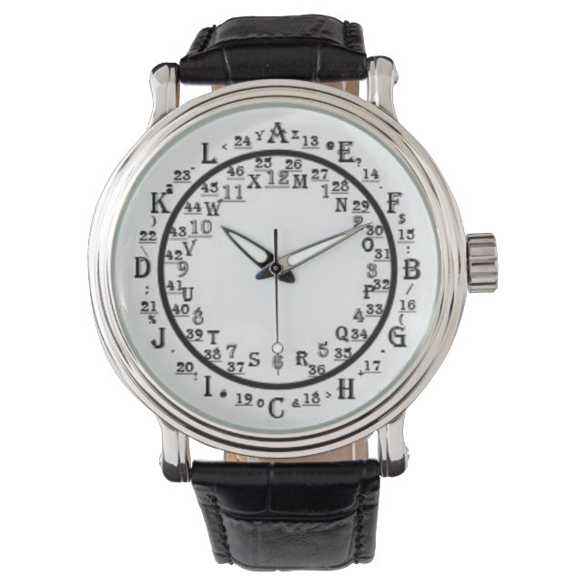 Message Coder / Decoder watch (Front)