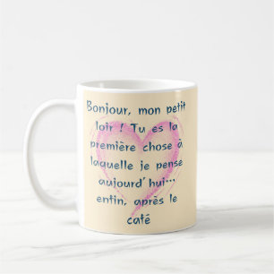 message d’amour pour elle et lui coffee mug
