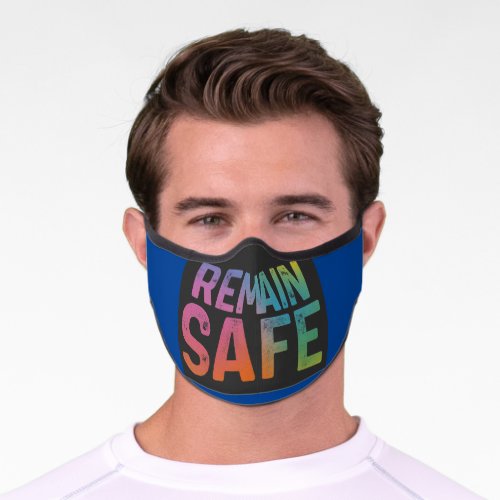 Message for safety premium face mask