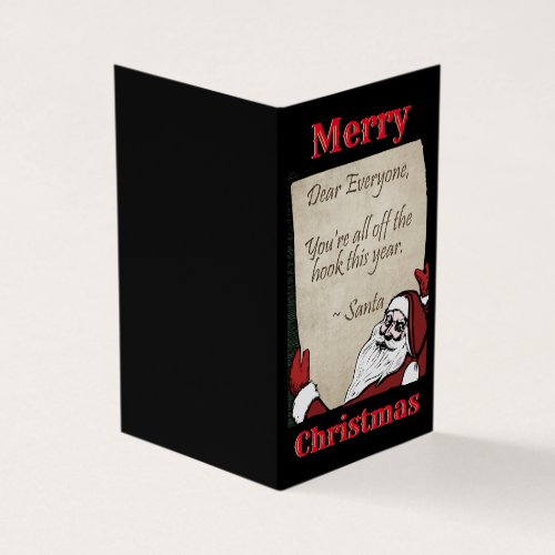 Message From Santa _ Nice Version Xmas Cards