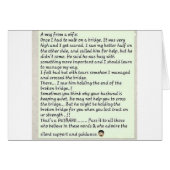 Message from wife (Front Horizontal)