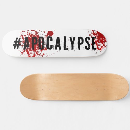 Message Gift Hashtag Spin Zombie Horror Skateboard