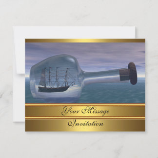 Message in a Bottle, Any Occasion Invitation
