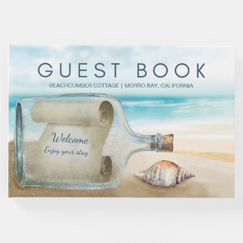 Message In A Bottle  Beach House Vacation Rental Guest Book