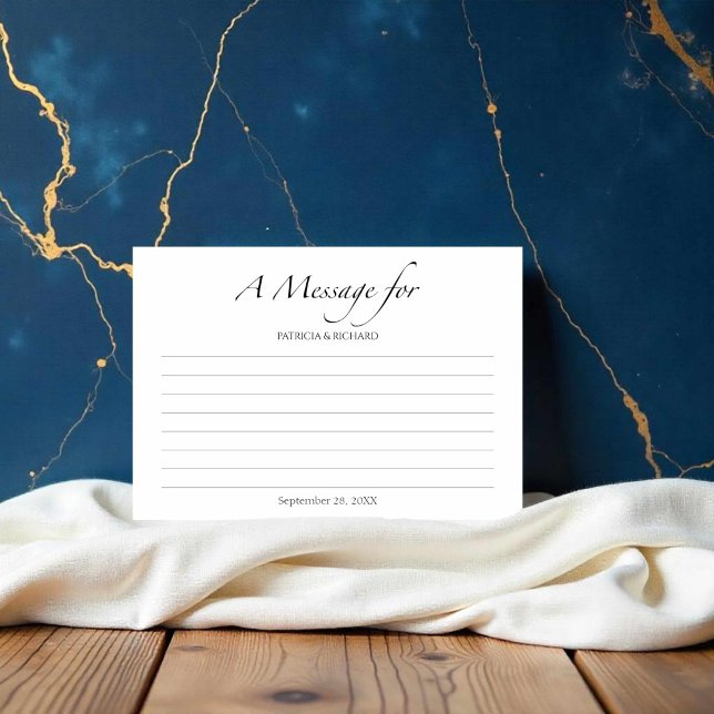 Message In A Bottle Card Minimalist Wedding (Creator Uploaded)