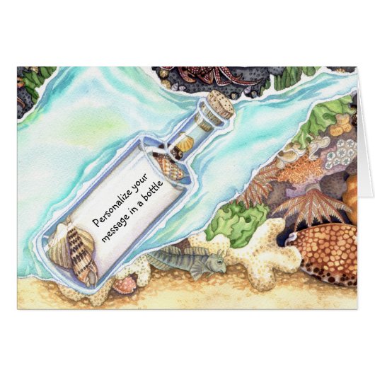 Message in a Bottle Cards (Front Horizontal)