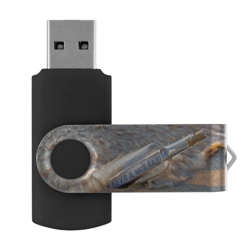 Message in a Bottle Flash Drive