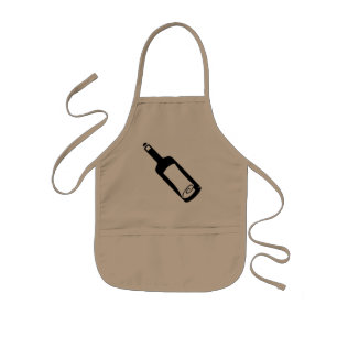 Message in a bottle. kids' apron