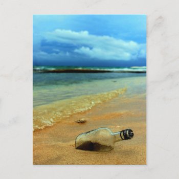 Message In A Bottle Postcard by The_Everything_Store at Zazzle