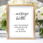 Message In A Bottle Sign Wedding Guest Book at Zazzle