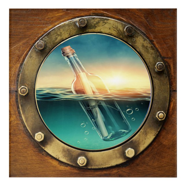 Message in Bottle Acrylic Print (Front)