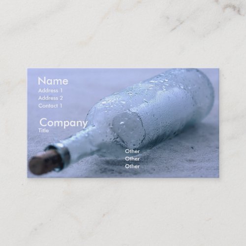 Message in the Sand Business Card