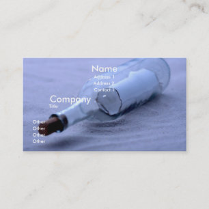 Message in the Sand Business Card