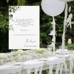 Message Ivy Bridal Shower Thank You Invitation