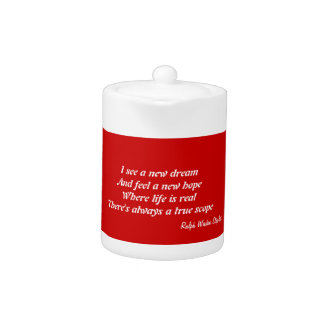 Message of hope teapot