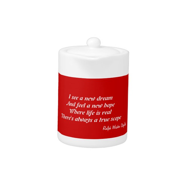 Message of hope teapot (Front)