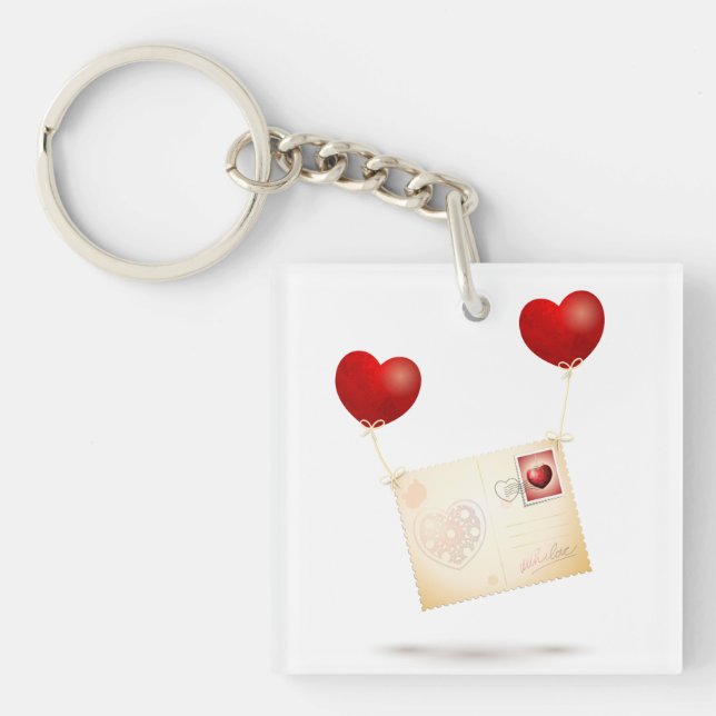 Message of Love Keychain (Front)
