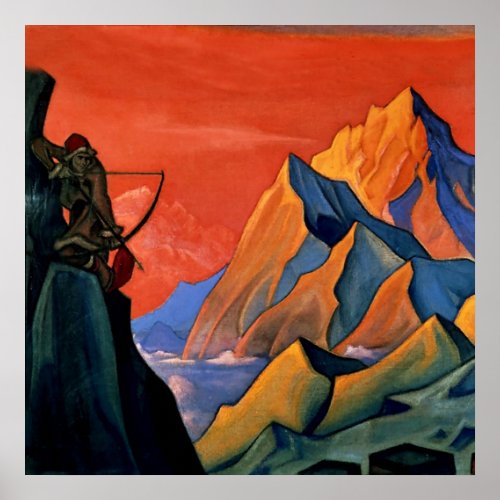 Message of Shambala by Nicholas Roerich Poster