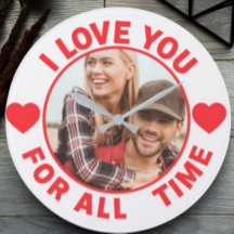 Message Photo I Love You All time Personalized