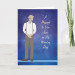 Message To Son From Parents On Wedding Day Card at Zazzle