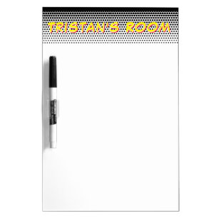 Message White Board custom name comic book style