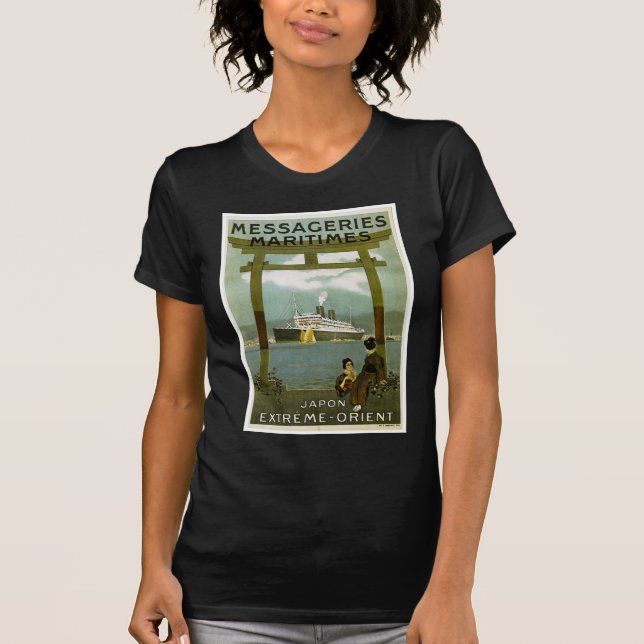 Messageries Maritimes Japon Extreme Orient T-Shirt (Front)