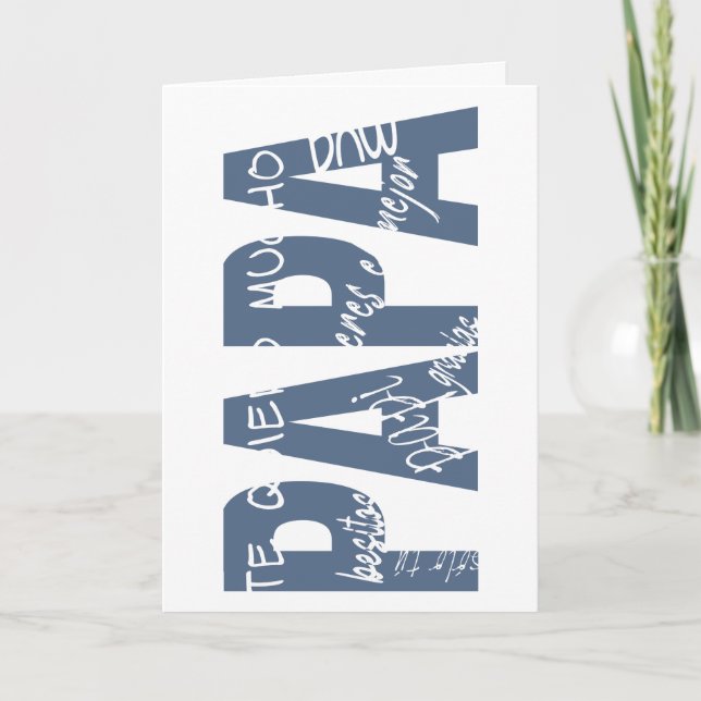 Messages for Dad. Messages for dad. Card (Front)