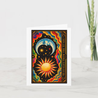 Messages From The Stars - Design 1 Note Card