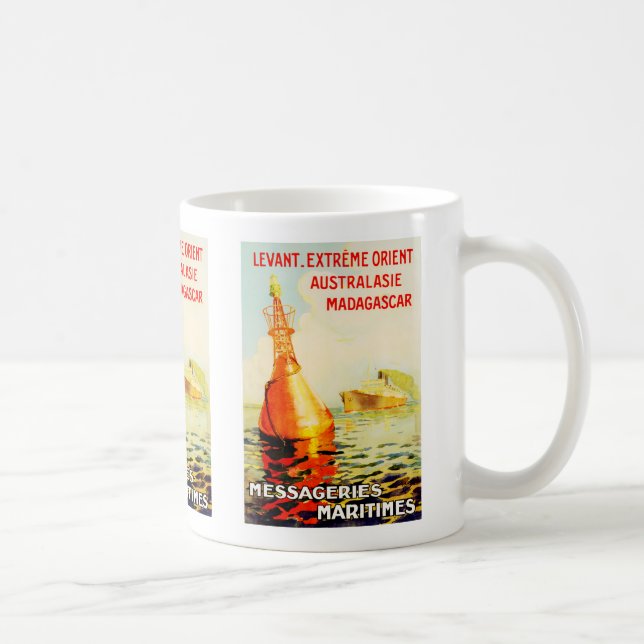 Messagries Maritimes ~ Bouy Coffee Mug (Right)