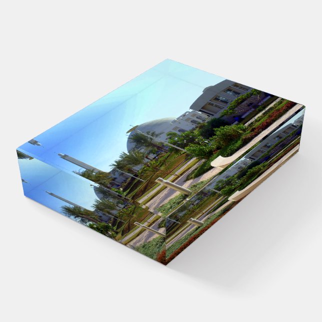 Messaid Mosque- Qatar Paperweight (Angled)