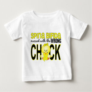 Messed With Wrong Chick 1 Spina Bifida Baby T-Shirt