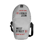 west  street  Messenger Bags (mini)