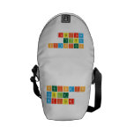 Periodic Table Writer  Messenger Bags (mini)