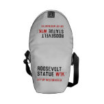 roosevelt statue  Messenger Bags (mini)