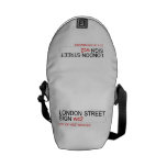 LONDON STREET SIGN  Messenger Bags (mini)