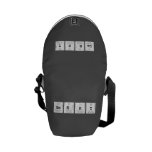 Geeky  Messenger Bags (mini)