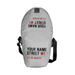 Your Name Street  Messenger Bags (mini)