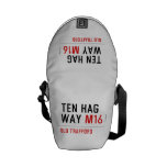 Ten HAG way  Messenger Bags (mini)