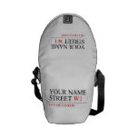 Your Name Street  Messenger Bags (mini)