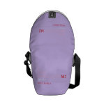 I Love MONiCA.SY  Messenger Bags (mini)