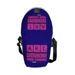 ART
 ROCKS
 THE WORLD  Messenger Bags (mini)