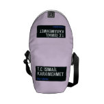 T.C İSMAİL KARAMEHMET  Messenger Bags (mini)