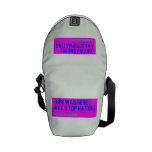 (Brewashere) ave.stophating  Messenger Bags (mini)