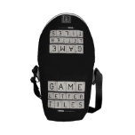 Game
 Letter
 Tiles  Messenger Bags (mini)