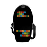 Periodic Table Writer  Messenger Bags (mini)