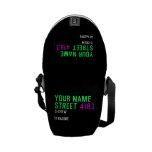 Your Name Street  Messenger Bags (mini)