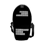 Periodic
 Table
 Writer  Messenger Bags (mini)