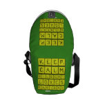 Keep 
 Calm 
 Gilbert 
 Loves 
 Faridah   Messenger Bags (mini)