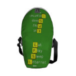 Eat
 Play
 Sleep
 Internet  Messenger Bags (mini)